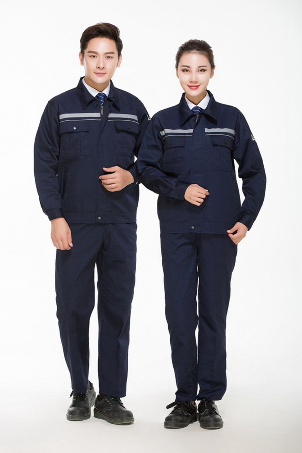 防靜電雙反大兜長袖