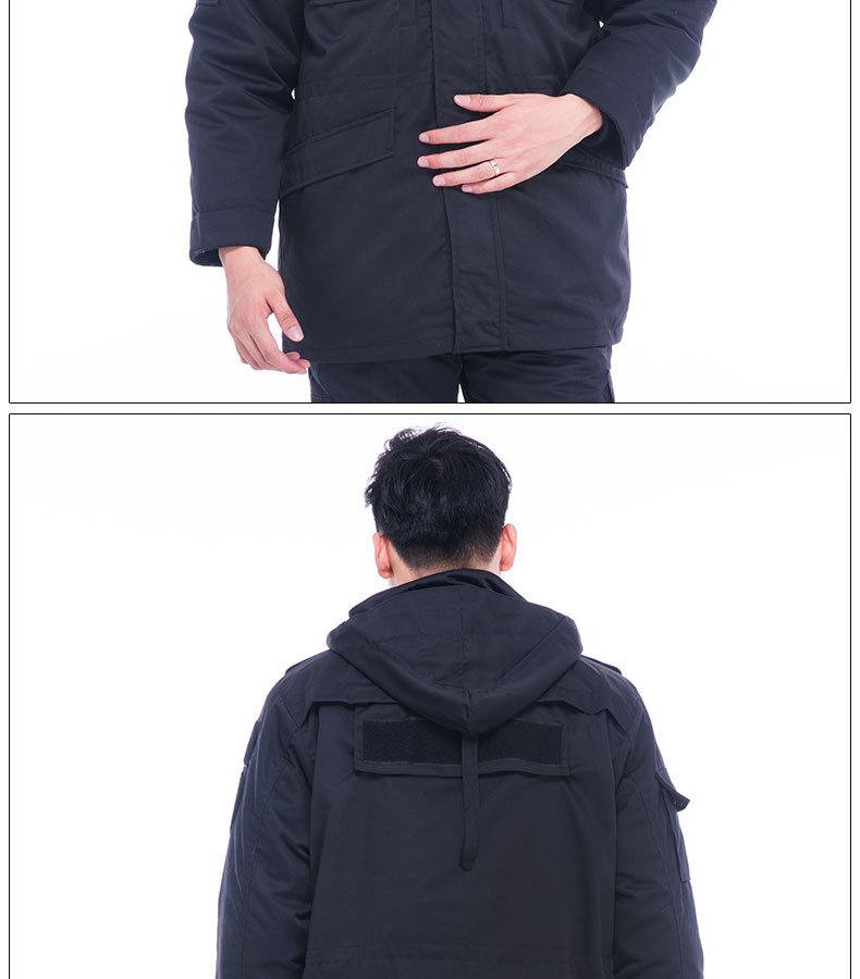 加厚防寒服保安冬作訓服