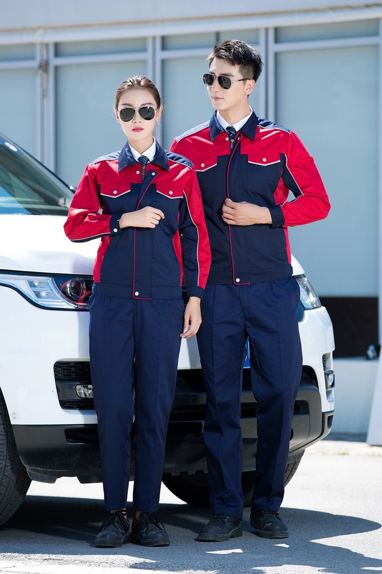 滌棉長袖工作服定做 滌棉長袖工作服定做