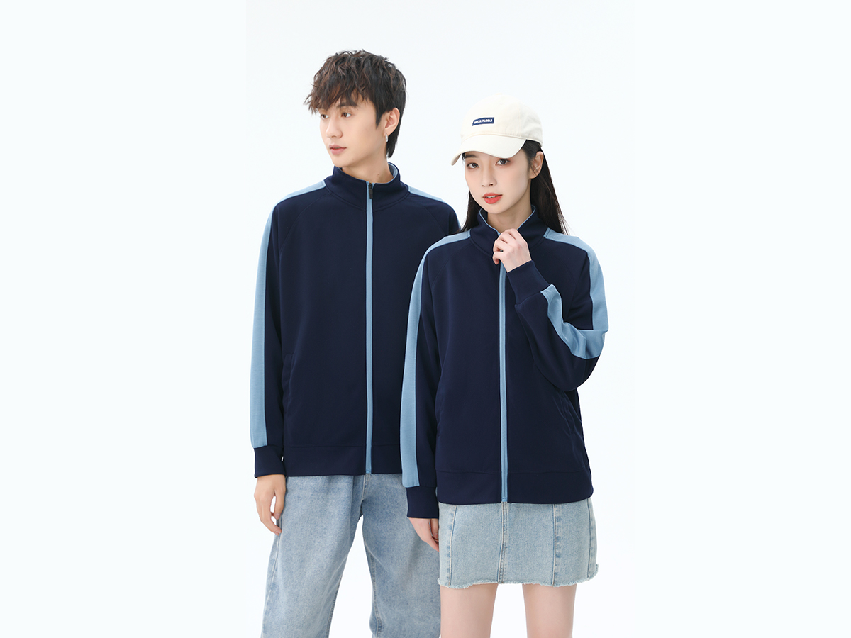 撞色立領衛衣定制 撞色立領衛衣定制