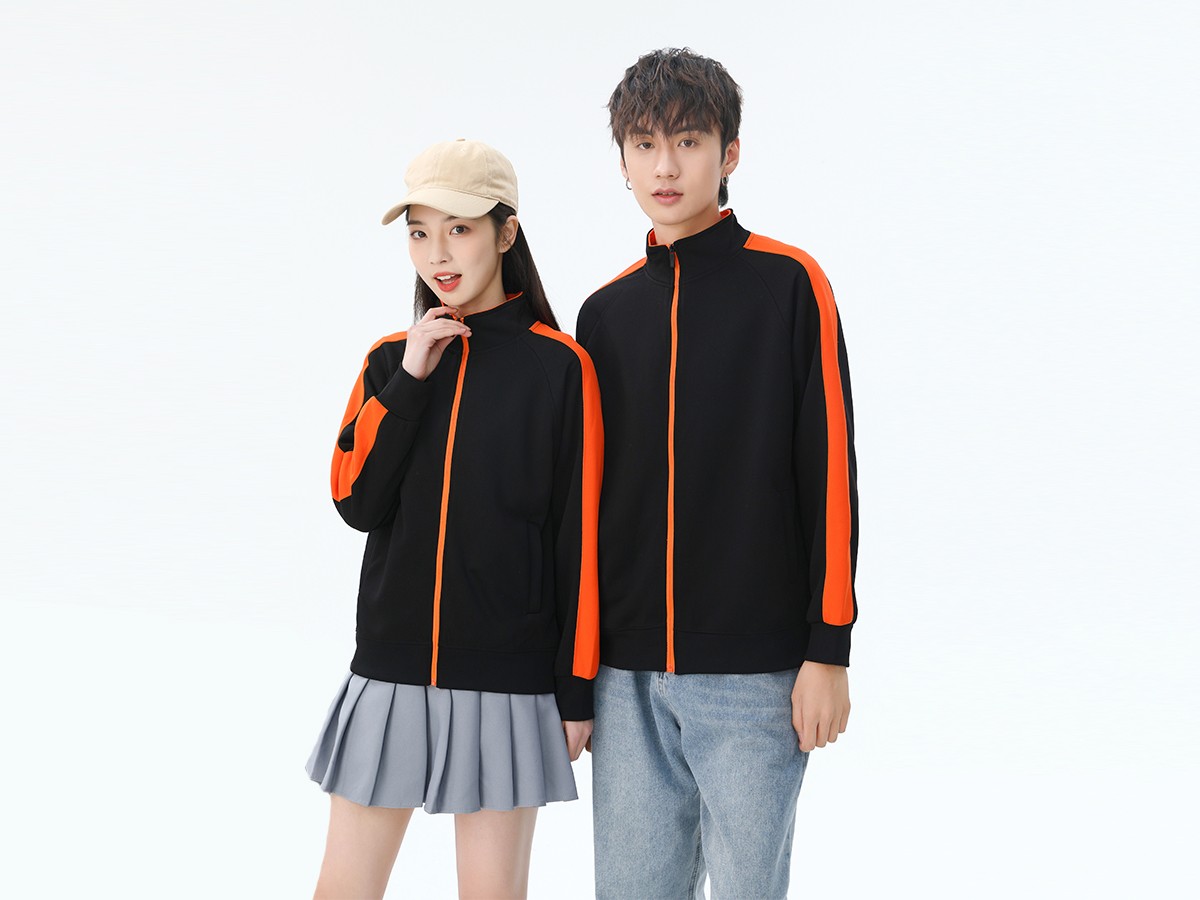 撞色立領衛衣定制 撞色立領衛衣定制