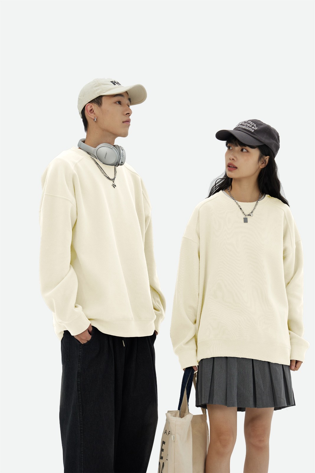 衛衣定制模特展示