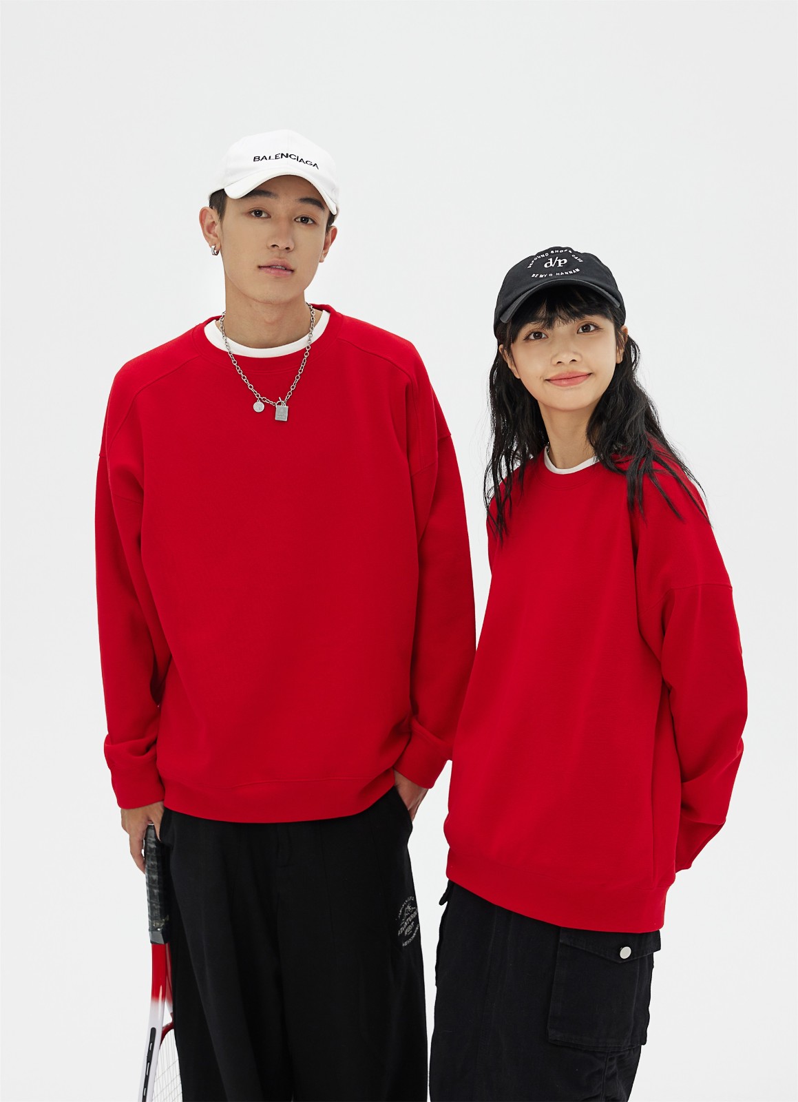 衛衣定制模特展示