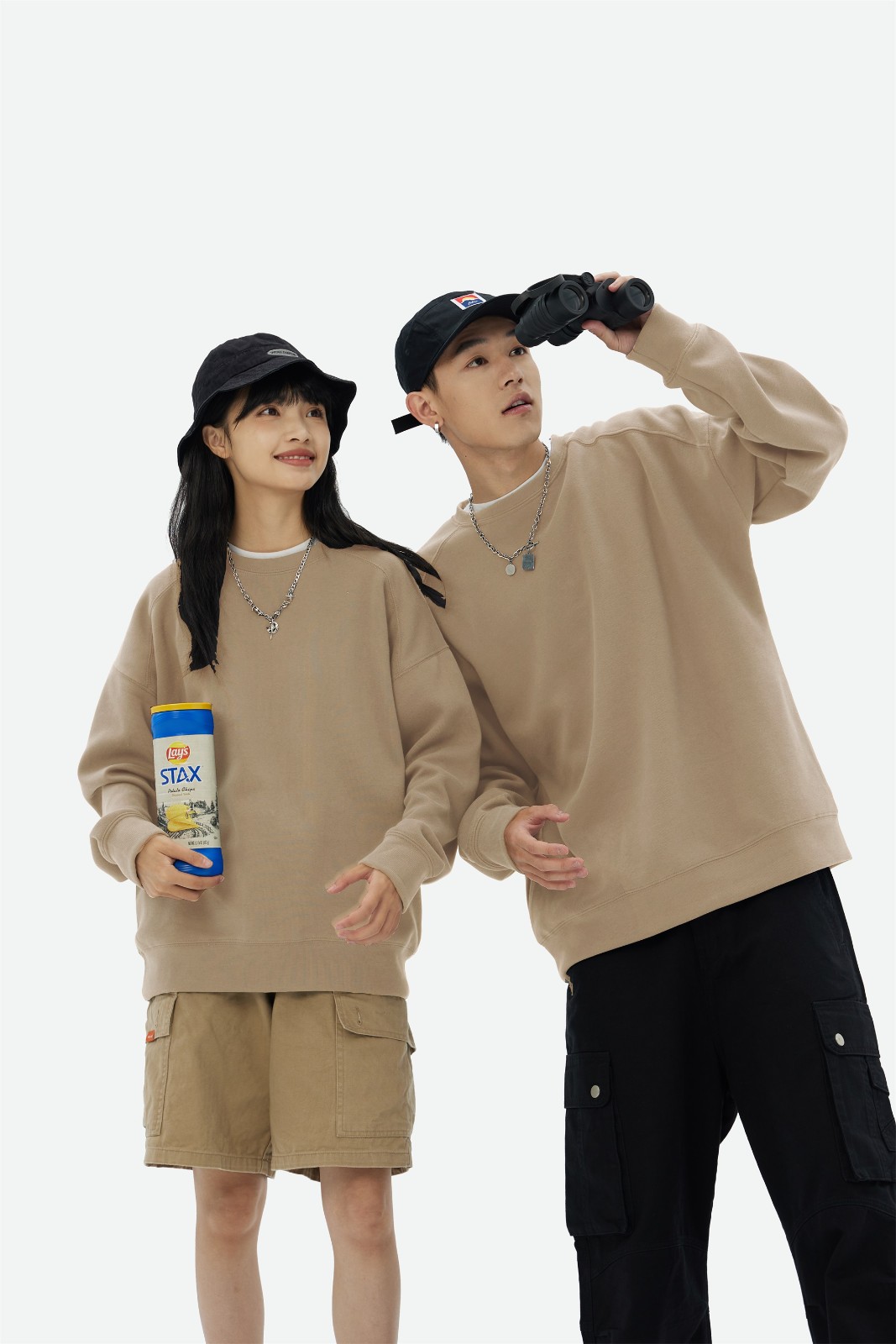 衛衣定制模特展示