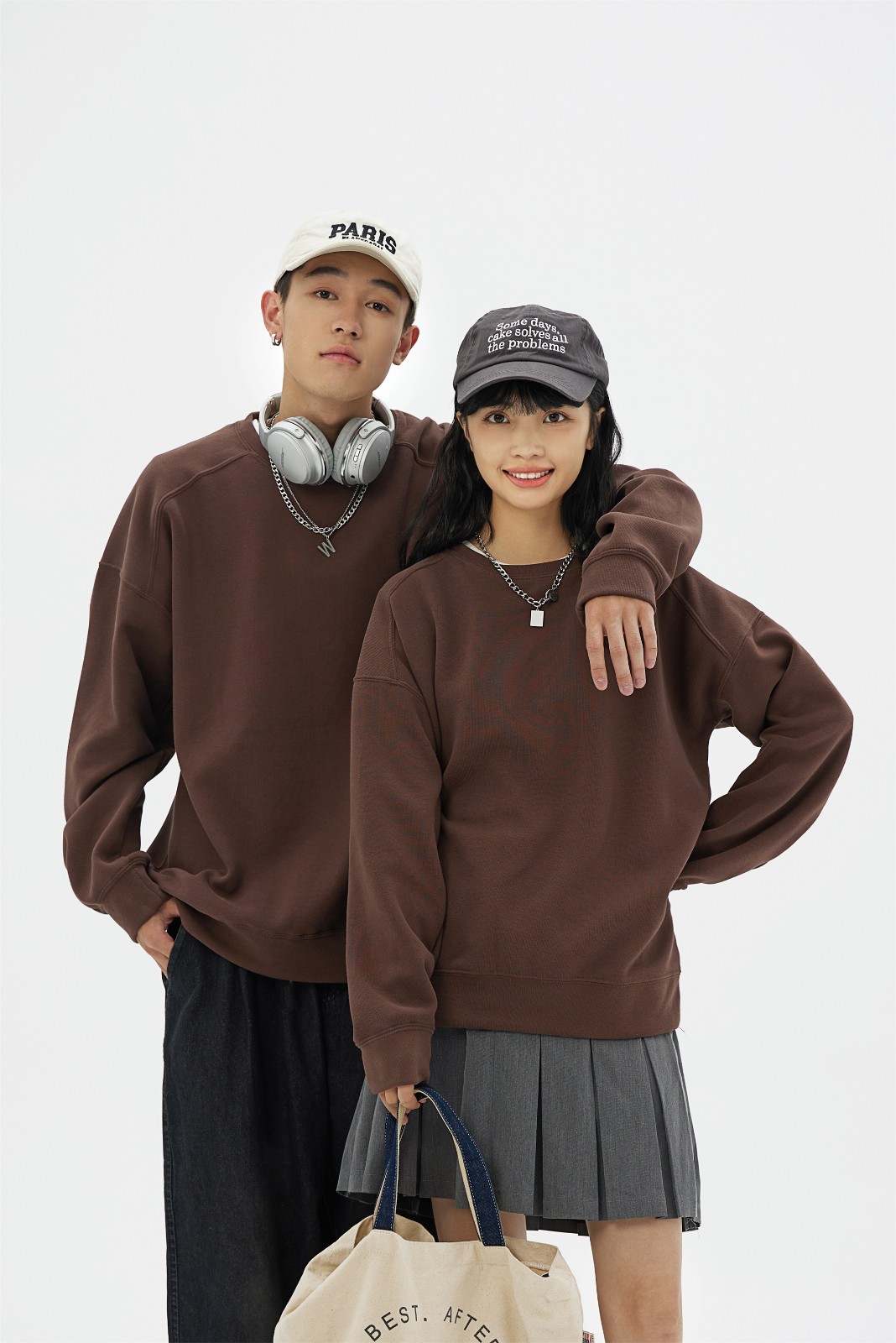 衛衣定制模特展示