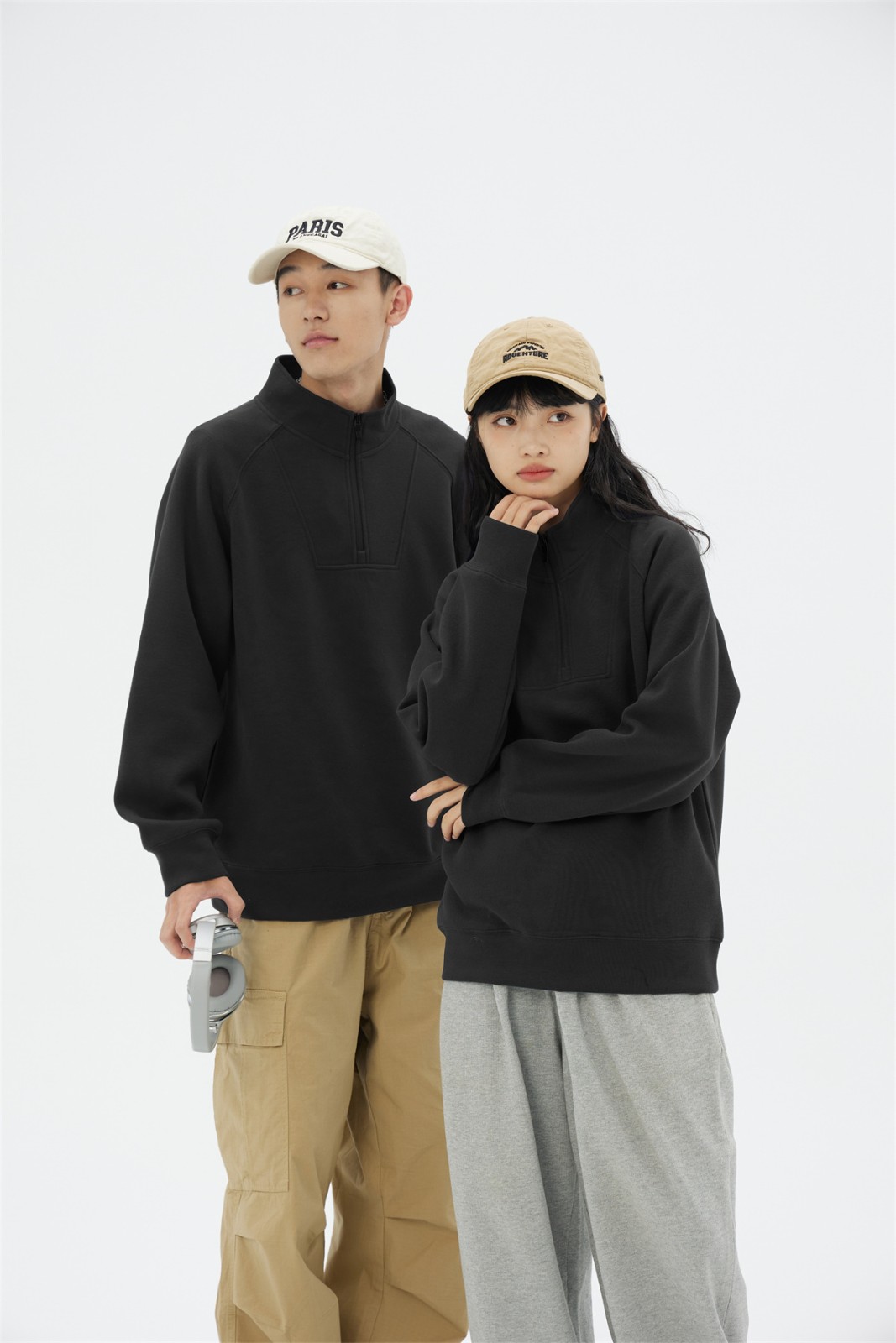 衛衣定制模特上身圖 衛衣定制模特上身圖