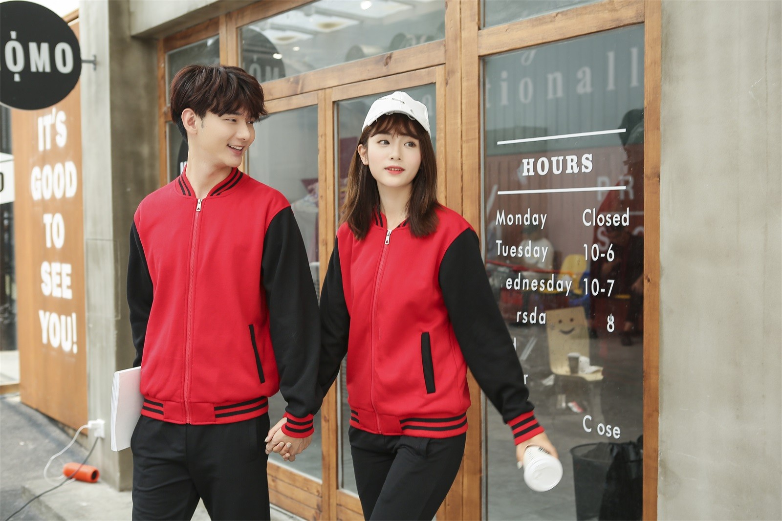 衛衣定制模特上身效果圖